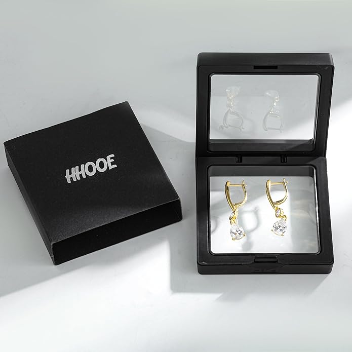 Dangle Earrings for Women Suited for Women Ladies' Trendy CZ Earring 14KGold/Silver Plated Dangling Earrings Jewelry Anti-allergy Hammered Lever-Back Drop Birthday Gift