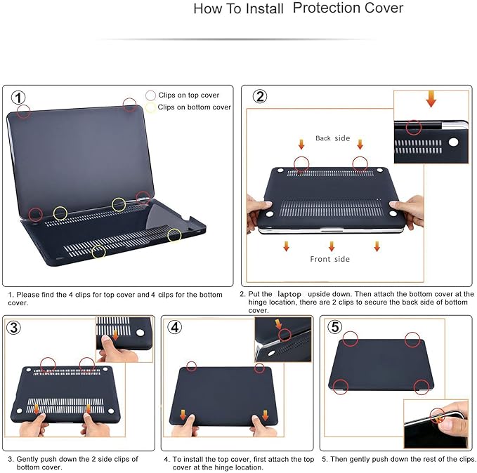 Beach Sunset Hard Case Compatible with MacBook Air 13 Inch Case 2017 2016 2015 2014 2013 2012 2011 2010 Release A1466/A1369,AMCJJ Plastic Hard Shell Cover & Keyboard Cover &Screen Protector