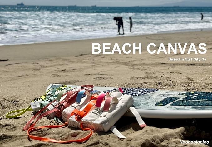 4'9" x 6'3" White Lightweight Water-Resistant Canvas Mat – Picnic, Outdoor, Beach, Park, Camping, Toy Mat