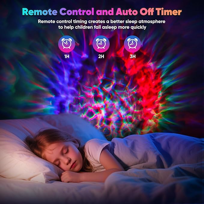 Galaxy Projector, Light Projector for Bedroom, Night Light for Kids Room, Projector with Timer and Remote Control, Room Decor, Gifts for Girls, Boys, Adults, Christmas, Birthday