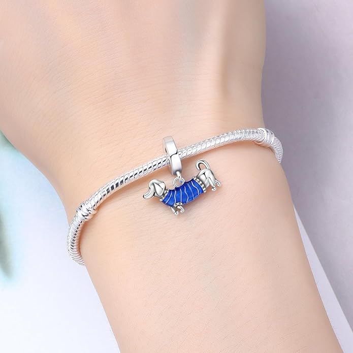Cute Panda Animal 925 Sterling Silver Charms for Bracelets and Necklace Dangle Pendants Butterfly Elephant Dog Bead Jewelry Present for Women Family Friends