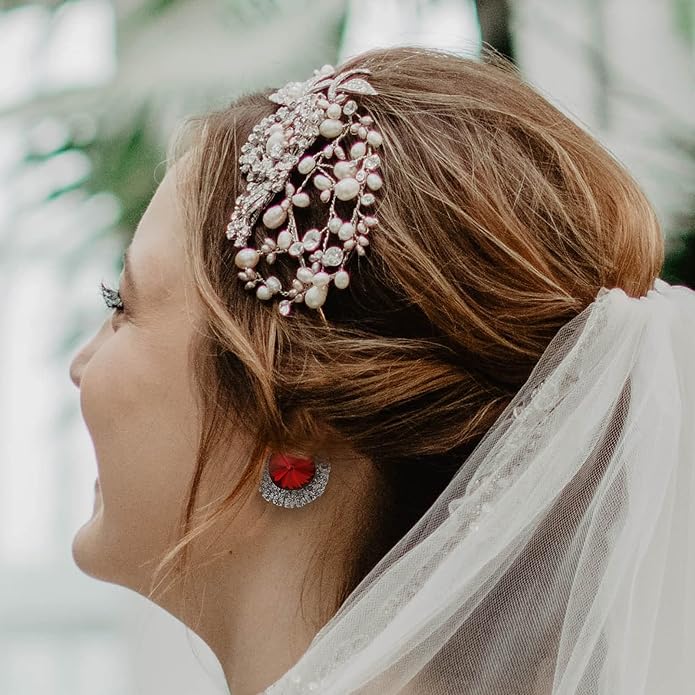 Spinningdaisy Clip On Earrings for Women | Non Pierced Earrings for Wedding