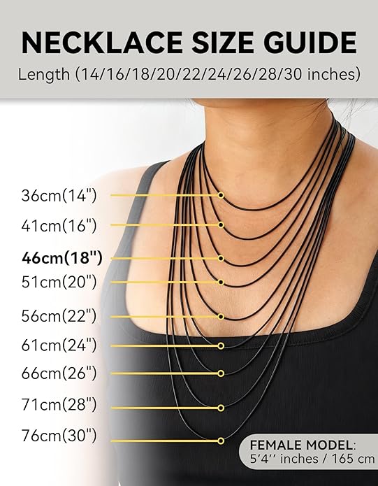 ChainsHouse Snake Chain Necklace for Women 1.2mm, 14-30" Adjustable with 5cm Extender for Pendants Lockets, Rose Gold/Stainless Steel/Black/14K Gold Hypoallergenic Dainty Jewelry Gift