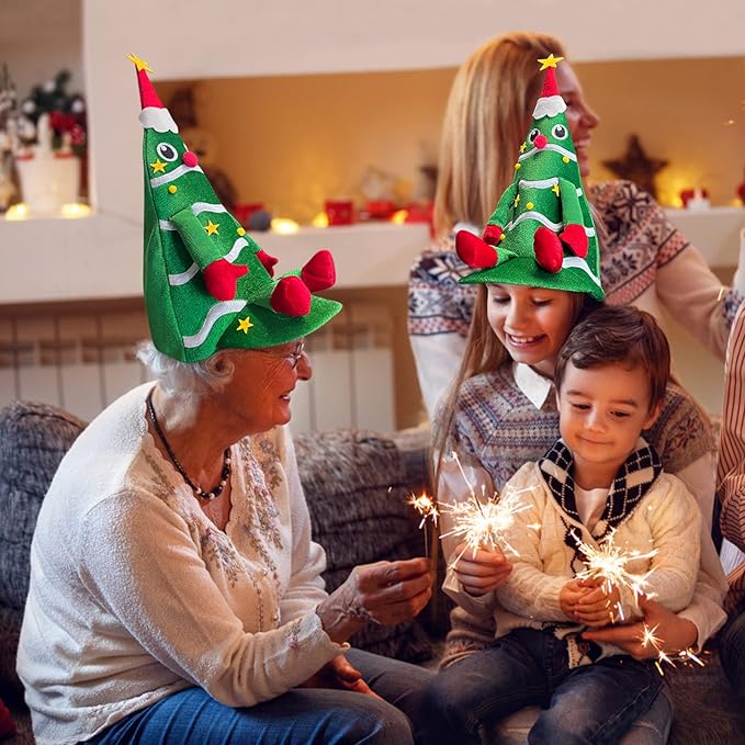 Christmas Hat,Gnome Hat, Strange Dr.Seuss Hats,Holiday Duck Cap for Xmas New Year Festive Party Supplies
