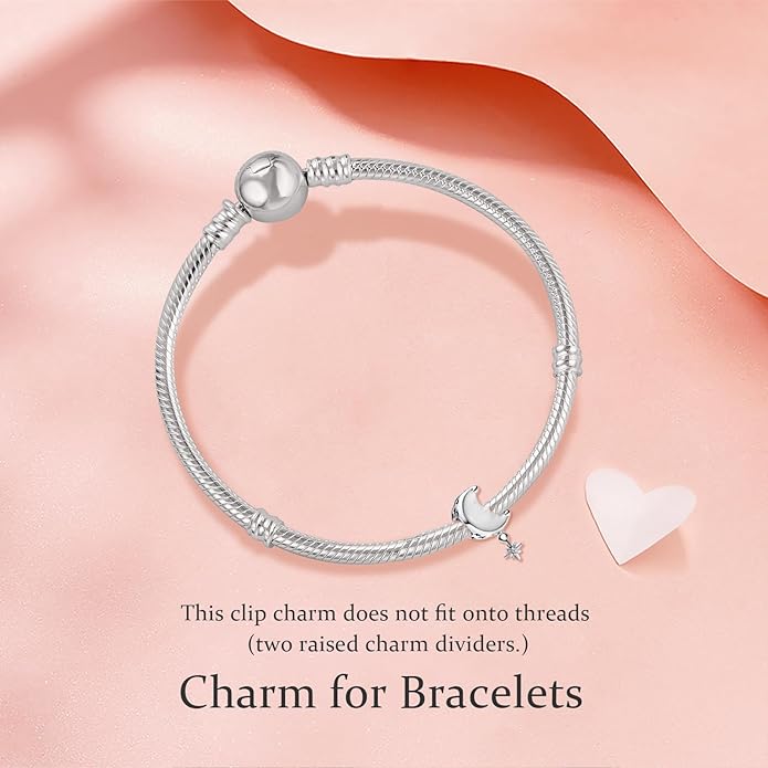MITSOKU 925 Sterling Silver Charms for Bracelets Necklaces Animal prototype Pendant Safety Chain Dangle Pendants Beads Christmas Day Charms Jewelry Gift for Women