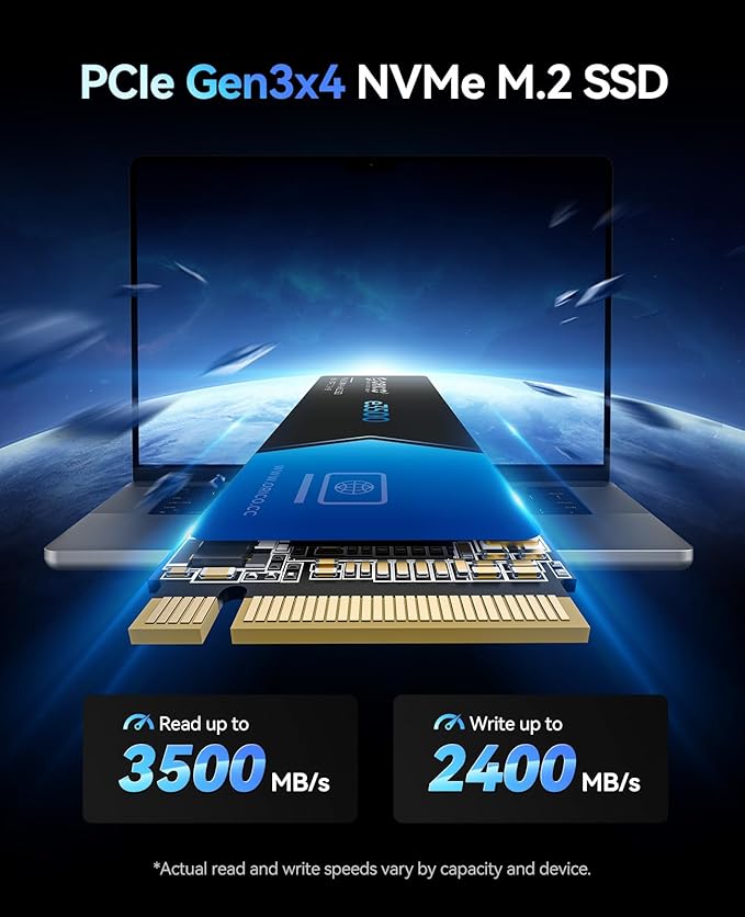 ORICO 2TB M.2 NVMe SSD, PCIe Gen3x4 M2 2280 SSD, Up to 3600MB/s Read & 2400MB/s Write, 3D NAND Flash Internal Solid State Drive with SLC Cache, Compatible with Laptops PC Desktops-e3500