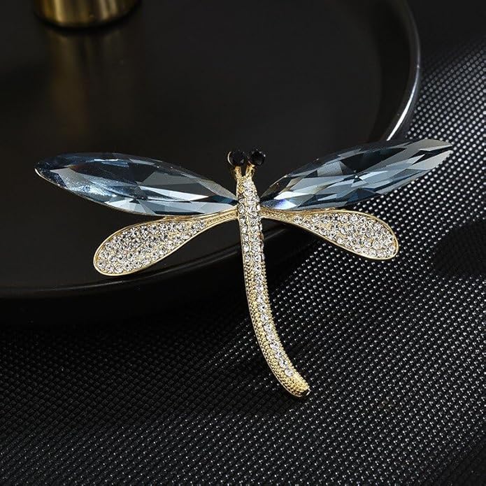 Animal Brooch for Women Rhinestone Brooch Pin 18k Gold Plated Animal Lapel Pin Fashion Jewelry Gift for Mom Wife