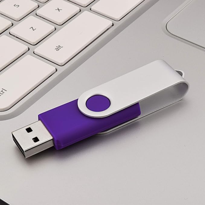 KOOTION 10PCS 1GB USB 2.0 Flash Drive Pen Memory Stick Thumb Drive, Purple