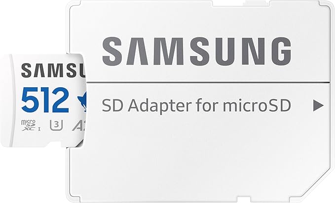 Samsung PRO Plus Sonic The Hedgehog + Adapter, 512GB microSDXC, Up-to 180MB/s, Full HD & 4K UHD, UHS-I, C10, U3, V30, A2, for Nintendo-Switch, Steam Deck, GoPRO, DJI Drone, Tablets (MB-MD512SA/LC1)