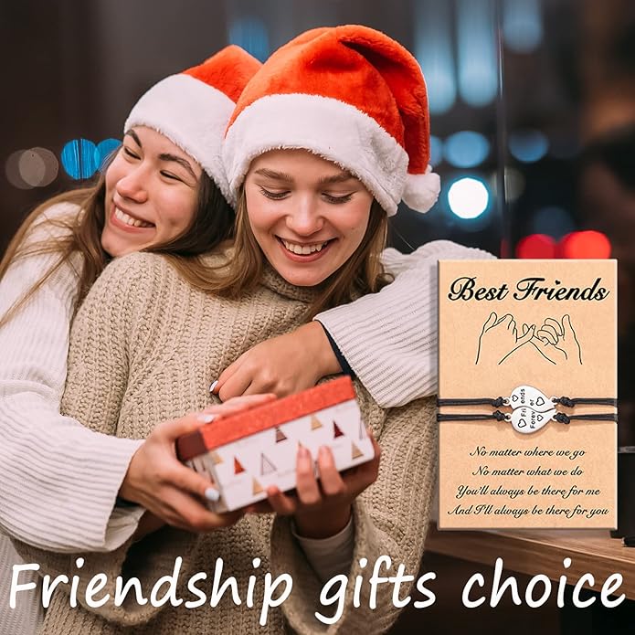 Tarsus Best Friend/Sister Bracelets for 2/3 Heart Matching Bracelets Gifts for Women Girls