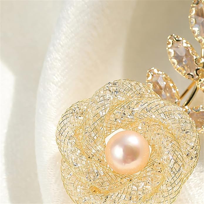 Brooch Pins For Women Fashion, Flower Brooches Jewelry For Women Floral Series Brooches And Pins Designer Lady's Costume