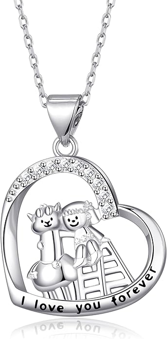 Animal Necklace Cat/Fox/Otter/Sloth/Cow/Highland Cow/Koala Necklace Cute Animal Jewelry Gifts for Women