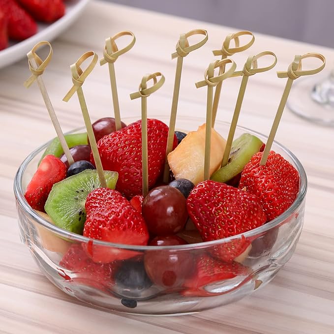 50 Pcs Charcuterie Cups with Skewers, 12 Oz Paper Snack Appetizer Cups with Cocktail Picks, French Fry Holder Brown Kraft, Disposable Popcorn Boxes Cones, Party Board Favor(50 ConeCups + 200 Sticks)