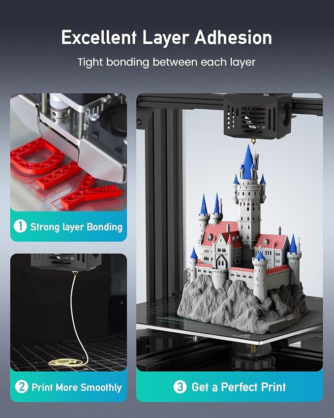 SUNLU PETG Filament 1.75mm Bundle, Less Stringing and Good Layer Adhesion 3D Printer Filament, Individually Vacuum Packed, 2kg in Total, 1kg per Spool, PETG 2 Pack, Black+White