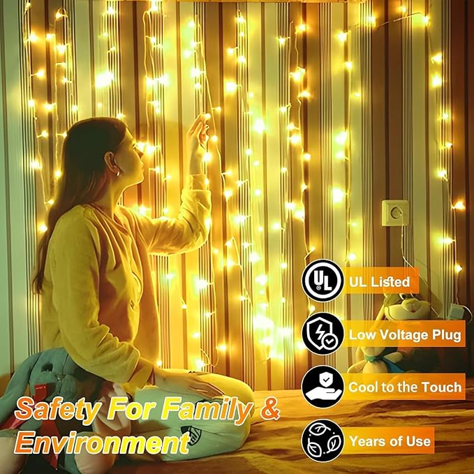 1500 LED 470FT Christmas String Lights Outdoor, 12 Modes and Timer Memory Dimmable, Plug in Waterproof Dark Green Wire Twinkle Fairy Light for for Xmas Yard Tree Wedding Party Decor (Warm White)