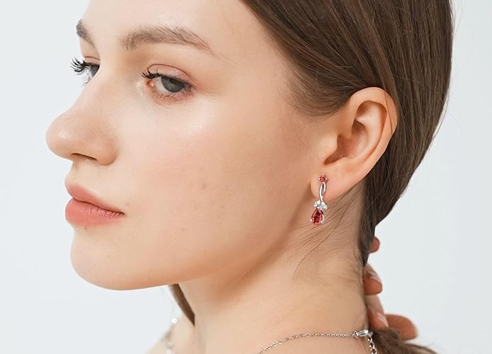 GZWHD Wedding Jewelry Sets for Bride Bridesmaid Women Cubic Zirconia Necklace Earrings Bracelet Set Gift for Mother Friend Wife Daughter Sister Party Prom Jewelry