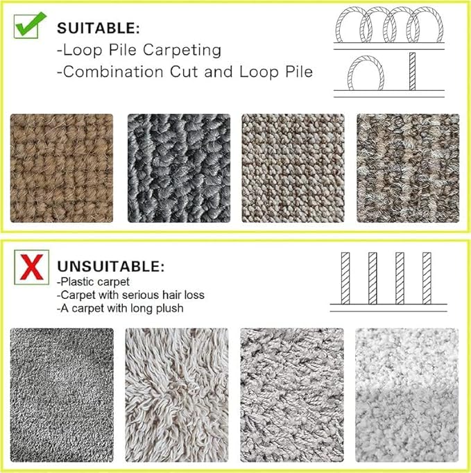 WILLBOND 2 Pack 10 ft x 3 Inch Cable Floor Strip Cable Cover Cords Carpet Protector Management Hook and Loop Tape for Wires on Floor Cords and Prevent a Trip Hazard (Brown)