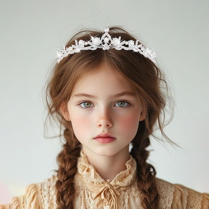 Crystal Tiaras & Crowns for Women, Bride Royal Queen Headband Princess Headpieces for Birthday Cake Crown & Prom Pageant Party