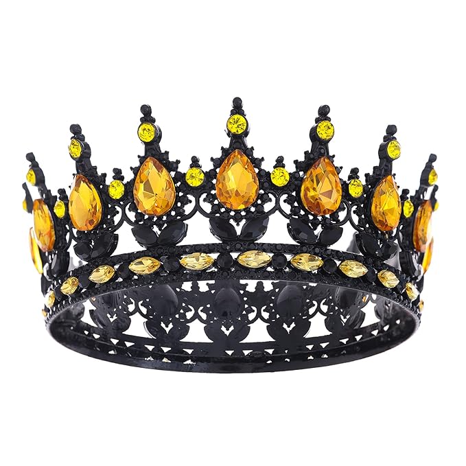 Queen Crown for Women Crystal Tiara for Girl Rhinestone Wedding Headband for Bride Hair Accessories for Halloween Costume Birthday Party Prom Gifts
