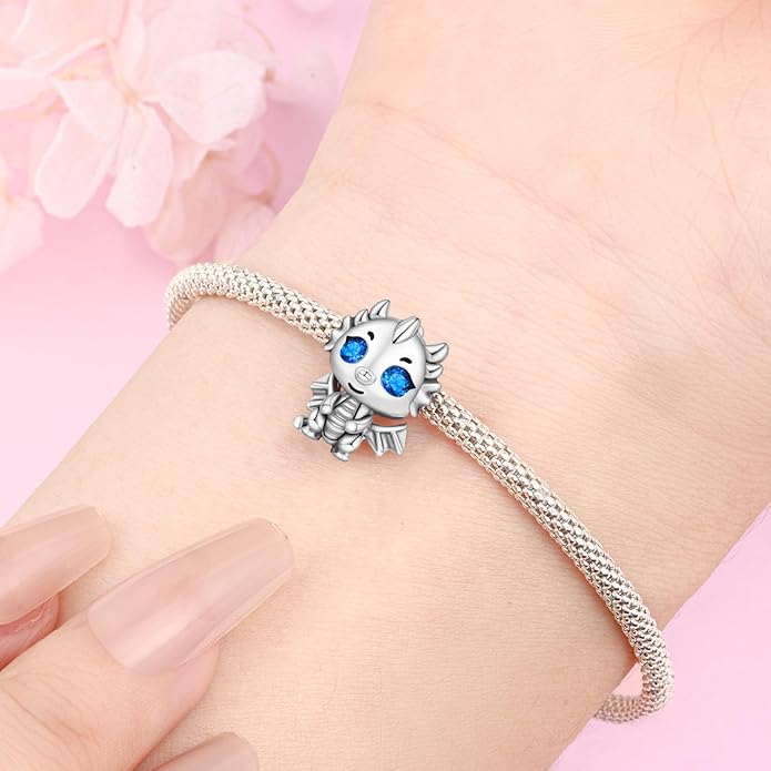 Cute Panda Animal 925 Sterling Silver Charms for Bracelets and Necklace Dangle Pendants Butterfly Elephant Dog Bead Jewelry Present for Women Family Friends