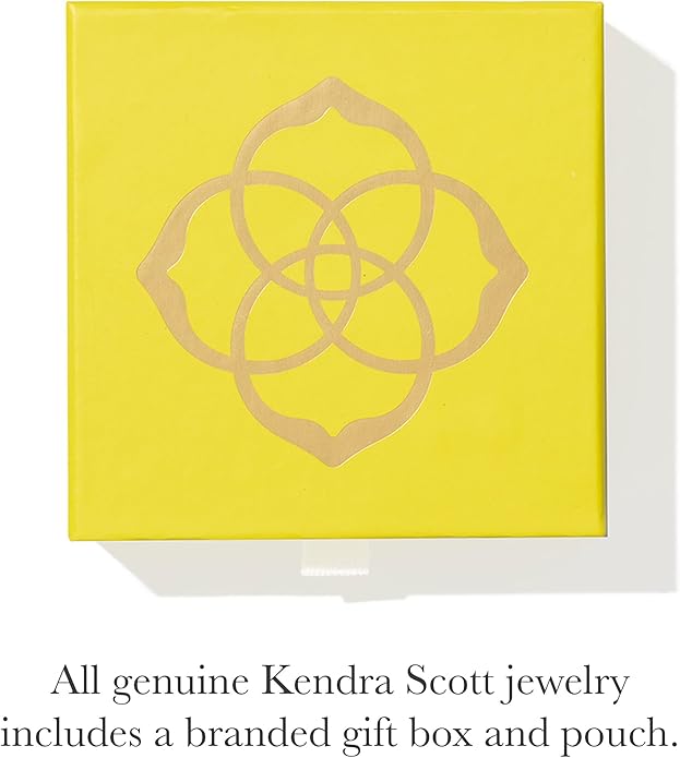 Kendra Scott Mini Elisa 14k Gold-Plated Satellite Short Pendant Necklace, Fashion Jewelry for Women