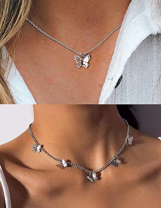 12pcs Chain Gold Bead Necklace Coin Moon Star Pearl Pendant Chain Choker Multilayer Necklace Leather Cord Set for Women Men Adjustable Gold Tone