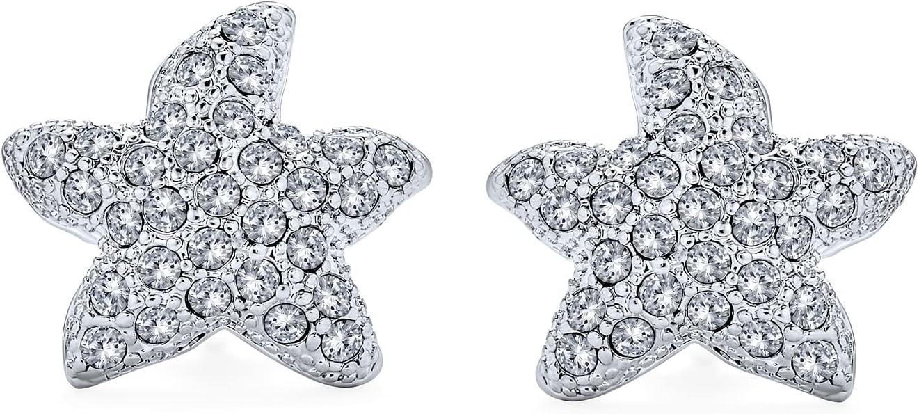 Fashion Bridal Wedding 3 Row Pave Crystal Dome Endless Hinged Huggie Hoop Clip On Earrings For Women Non Pierced Ears Yellow Gold Silver Plated