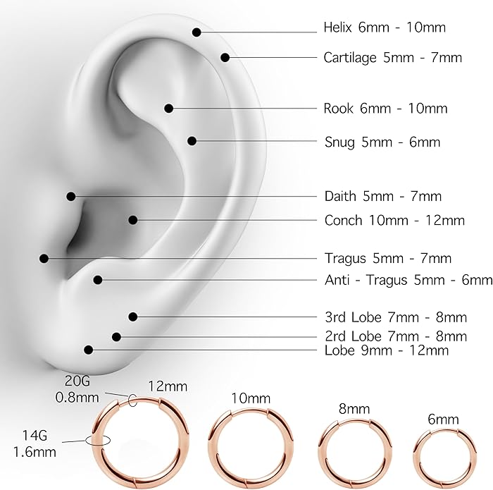 Small Gold Huggie Hoop Earrings Set for Women Men Hypoallergenic 14K Plated Stack Cartilage Earrings, Multiple Piercing Lightweight Mini Thin Cute Dainty Trendy Jewelry Set Christmas Gifts for Women