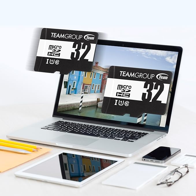 TEAMGROUP Micro 64GB x 5 Pack UHS-I U1 Class 10 SDHC SDXC Read Speed up to 100MB/s High Speed Flash Meomry Card with Adapter for Camera, Surveillance, Full HD Shooting TUSDX64GCL10U63