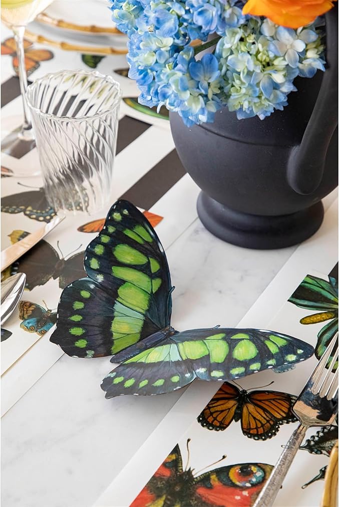 Hester & Cook Table Accent Place Cards - Dinner Name Cards for Table Setting Set of 12 - Made in USA (Butterfly)