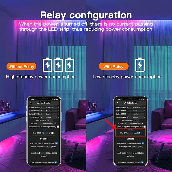 ESP32 WLED LED Strip Light Controller 15A Fuse Music Mic DIY Dynamic Lighting UART USB-C Download Energy Save Relay App Control RGB IC Addressable Digital WS2811 WS2812 SK6812 TM1814 WS2813 WS2815 etc