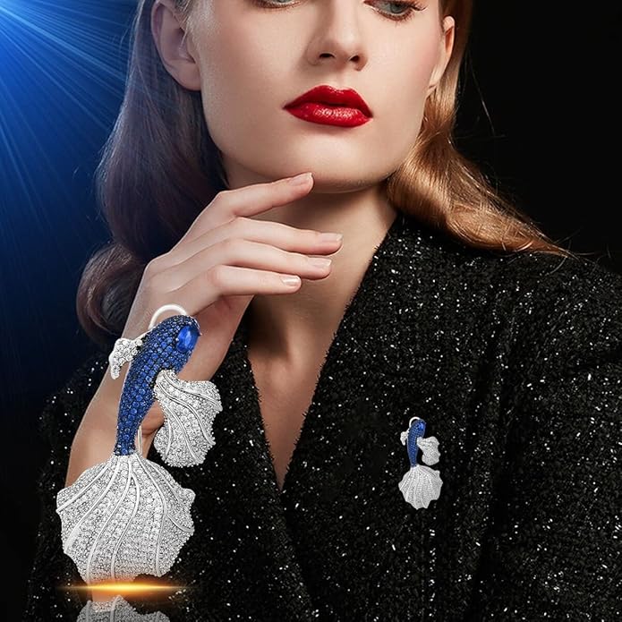 Animal Brooch Insect Bird Brooches Pearl Rhinestone Crystal Brooch 18k Gold-Plated Lapel Pins Jewelry Gifts Birthday Gifts for Women Men