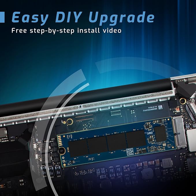 OWC 2.0TB Aura Pro X2 (GEN 4) SSD Upgrade Compatible with Mac Pro (Late 2013), High Performance NVMe Flash Upgrade, Including Tools & heatsink