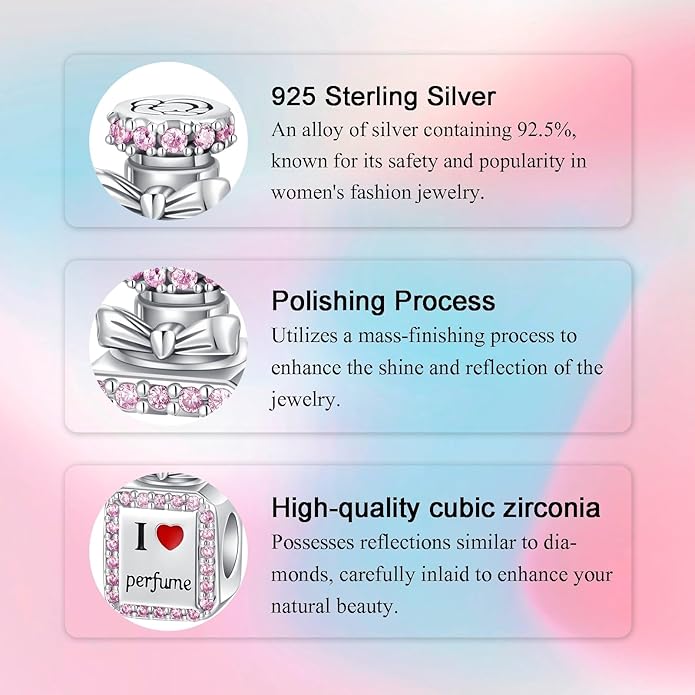 Bible Family Mom Wife Love Heart Dangle Charm 925 Sterling Silver Charms fits Bracelets and Necklace Pendant Bead Charms Jewelry Present for Women Family Friends