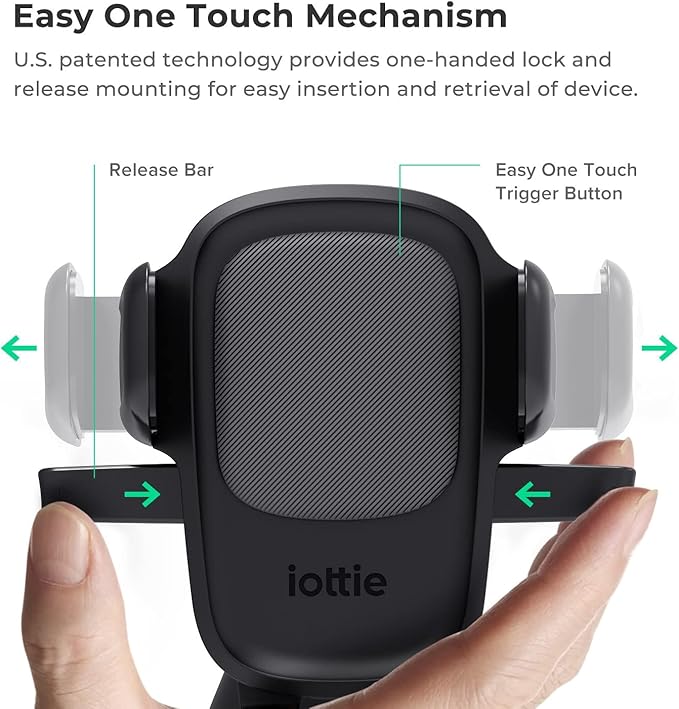 iOttie Easy One Touch Signature CD Slot Mount - Universal Car Phone Holder for iPhone, Google, Samsung, Moto, LG, and all other Smartphones