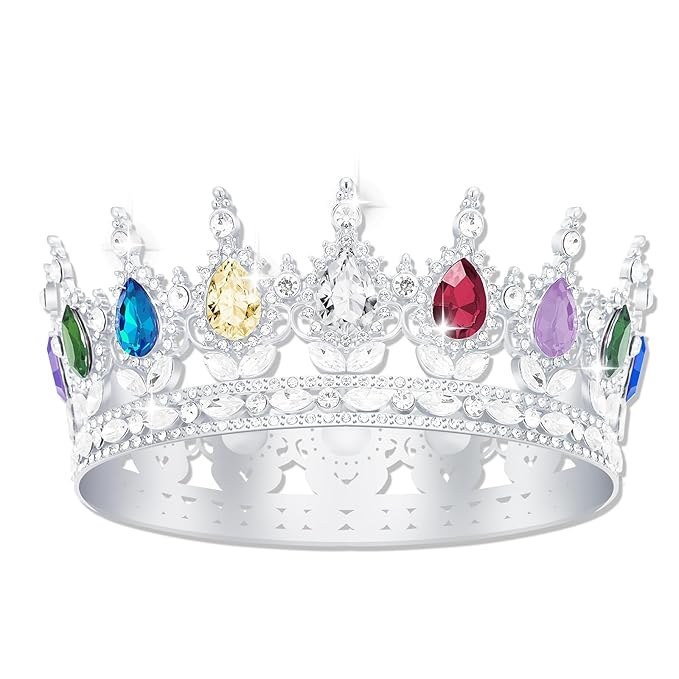 Queen Crown Rhinestone Wedding Crowns and Tiaras for Women Costume Party Hair Accessories Princess Birthday Crown Crystal Bridal