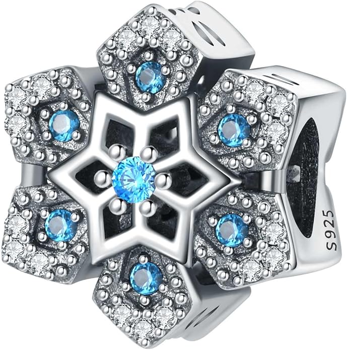 925 Sterling Silver Charms Bead for Bracelets Necklaces, Star Moon Crescent Sun Solar Pendent, Blue Ocean Starfish Shells Turtle Crab Starry Sea Cute Jewelry Birthday Gifts for Women Men