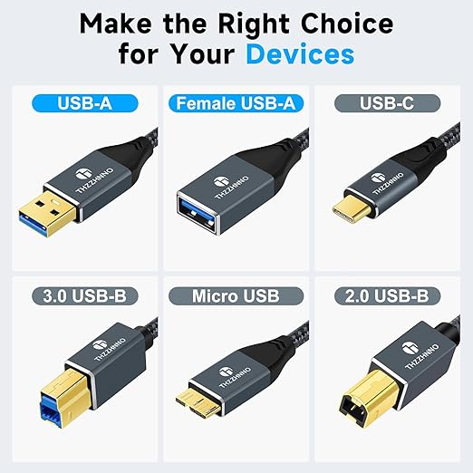 USB 3.0 Extension 3.3FT, USB Male to Female USB 3.0 Extender Cable for Webcam, Camera, Phone, USB hub, Mouse, Keyboard, Printer, Hard Drive, Headset