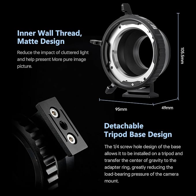 VILTROX PL-X Lens Adapter, Lens Converter Ring Camera Lens Mount Adapter Ring Compatible with PL Lens to Fuji X-Mount Cameras X-Pro1/X-Pro2/X-E1/X-E2/X-E2s/X-E3/X-H1/X-T1/X-T2/X-T3