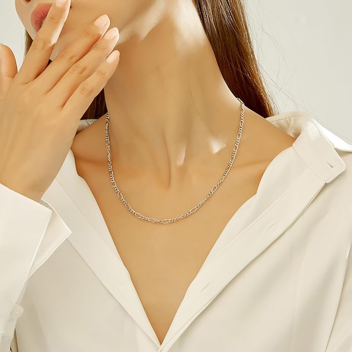 wgoud Gold Necklace for Women Waterproof,14K Real Gold Plated Herringbone Choker Necklace for Women Trendy, Dainty Gold Chain Necklaces Stack,Simple Layered Gold Necklaces for Women Jewelry Gifts