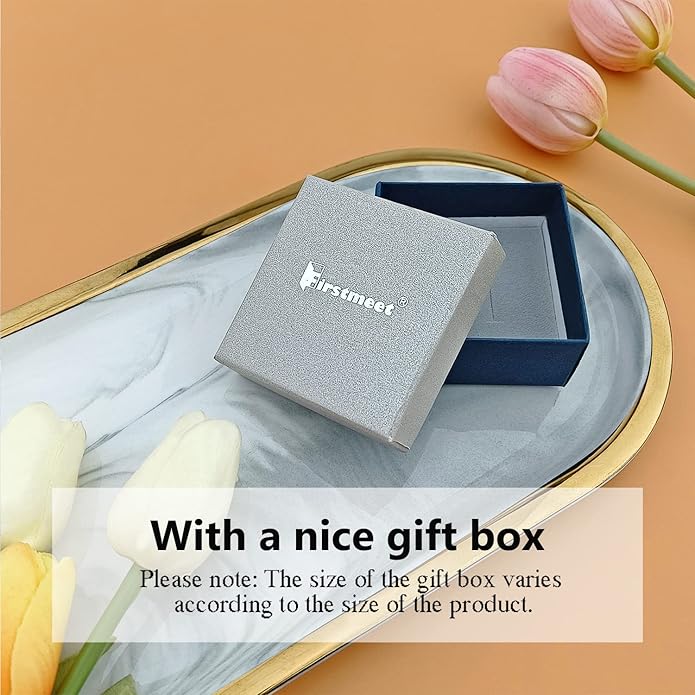 Firstmeet Chunky Bubble Statement Collar Necklace with Earrings for Women