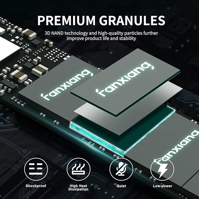 S500 Pro 256GB NVMe SSD M.2 PCIe Gen3x4 2280 Internal Solid State Drive, SLC Cache 3D NAND TLC, Up to 3200MB/s, Compatible with Laptop and PC Desktops(Black)