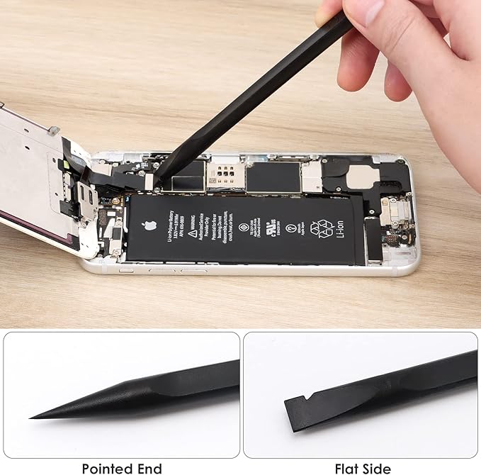 STREBITO Spudger Pry Tool Kit 12 Piece Opening Tool, Metal & Plastic Spudger Tool Kit, Prying Cleaning & Open Tool for iPhone, Laptop, iPad, Cell Phone, MacBook, Tablet, Computer, PS4, Electronics