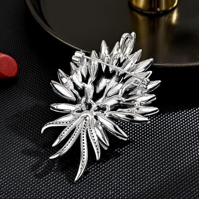 Rhinestone Brooch for Women Rhinestone Brooches Pins Crystal Lapel Pin Jewelry Christmas Valentine's Day Gift for Wife Girlfriend