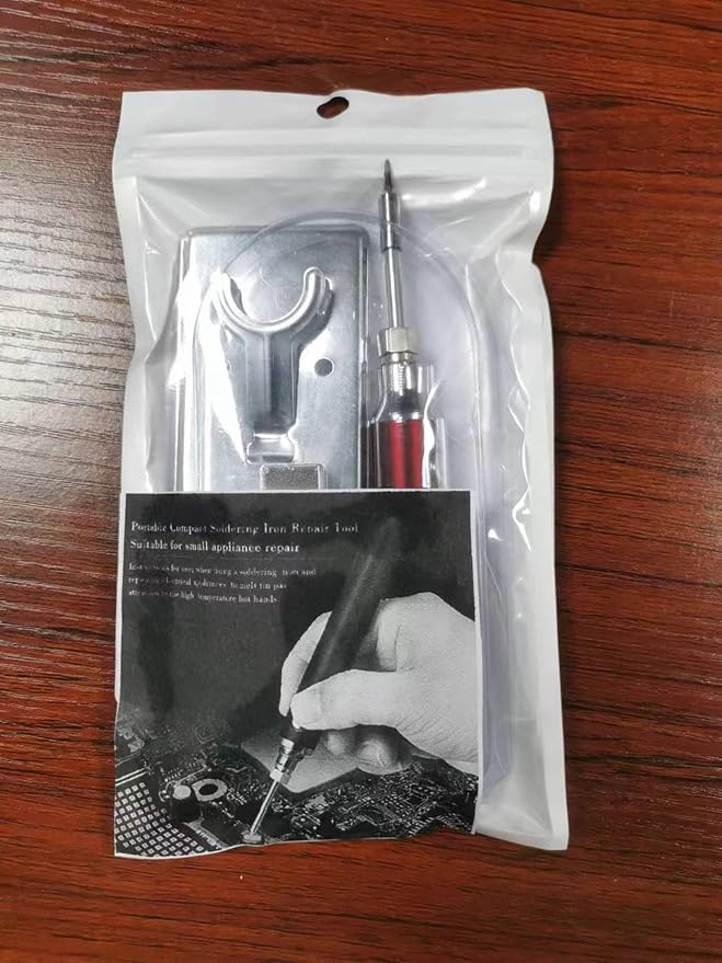 Portable soldering iron, 1100 mAh battery, rechargeable, suitable for home appliance repair, electronic components tin soldering repair, DIY handmade