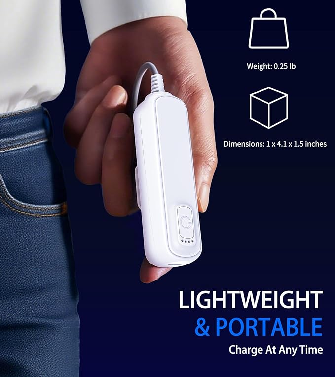 Battery Pack for Meta/Oculus Quest 3S/3/2,5000mAh Battery VR Charger, Extend 2-4 Hours Playtime, Lightweight Fast Charging VR Headset Safe Power Bank for Meta Quest 3S/3/2 Accessories