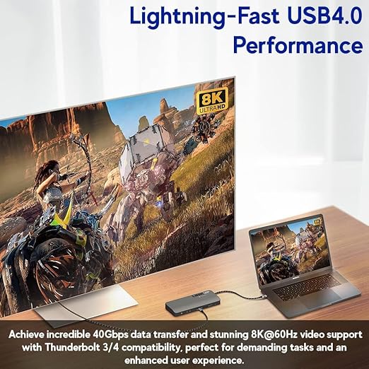 LINKUP USB 4.0 USB C to USB C Cable | Thunderbolt 4/3 Compatible | Type C Charger for MacBook and iPhone | 240W Fast Charging | 40Gbps Data Transfer | 8K@60Hz Display Cord | Use with all USB C devices