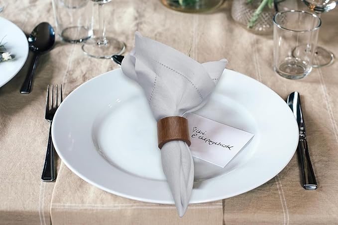 Homidate Cloth Dinner Napkins – Machine Washable Reusable Fabric Napkins for Weddings, Parties & Table Decorations