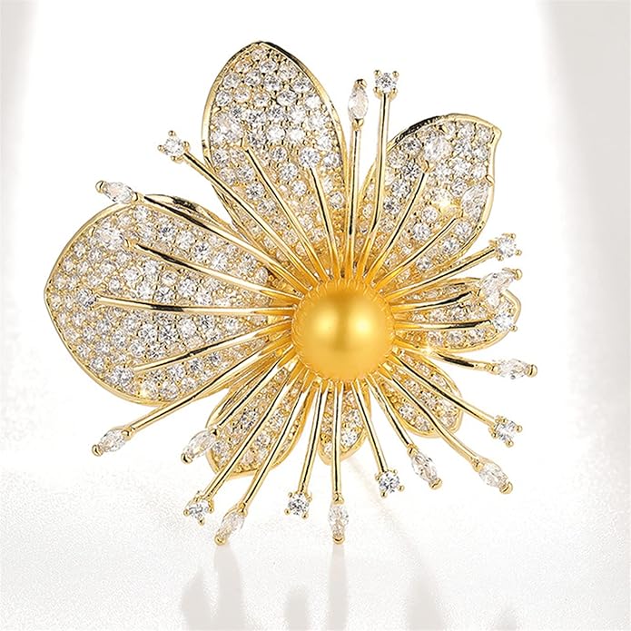 Brooch Pins For Women Fashion, Flower Brooches Jewelry For Women Floral Series Brooches And Pins Designer Lady's Costume