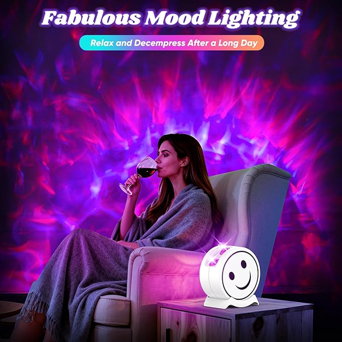 Galaxy Projector, Light Projector for Bedroom, Night Light for Kids Room, Projector with Timer and Remote Control, Room Decor, Gifts for Girls, Boys, Adults, Christmas, Birthday